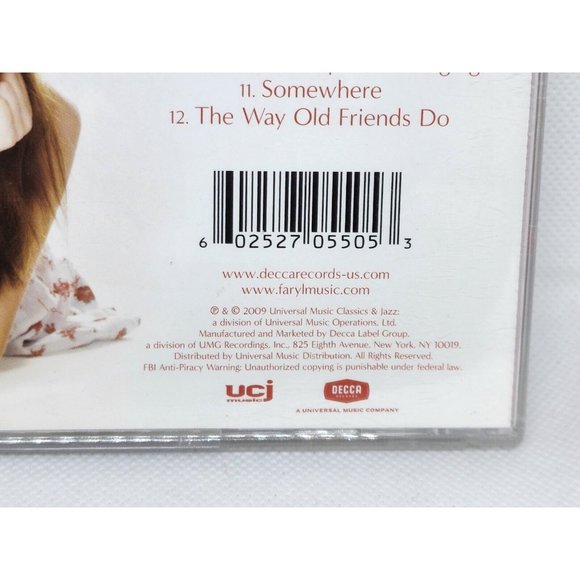 Faryl Self Titled 2009 Decca Classical Vocal Pop Ballad Music CD No Scratches - Picture 4 of 7